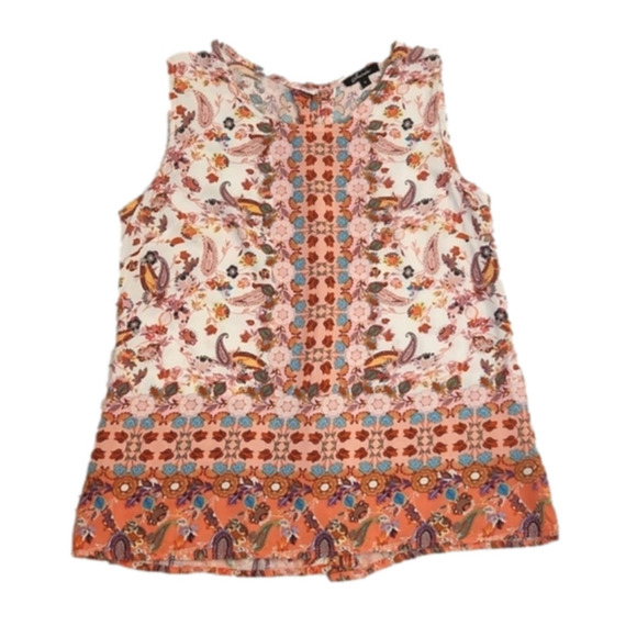 Womens Soiree Bohemian floral tank top size Small. - Picture 10 of 15